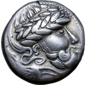 Tetradrachm Y auf Postament Type obverse image