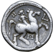 Tetradrachm Roman Numerals Type, Central and Eastern Europe (ancient), 300 BC - 201 BC reverse image