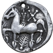Tetradrachm Kreuzelreiter Type, Central and Eastern Europe (ancient), 300 BC - 201 BC reverse image