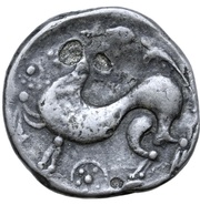Tetradrachm Eingesetzter Pferdefuß Type, Central and Eastern Europe (ancient), 300 BC - 201 BC reverse image