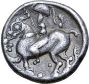 Tetradrachm Baumreiter Type, Central and Eastern Europe (ancient), 300 BC - 201 BC reverse image