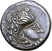 Tetradrachm Liegendem Achter Type obverse image