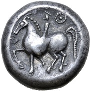 Tetradrachm Zangenlorbeer Type, Central and Eastern Europe (ancient), 300 BC - 201 BC reverse image