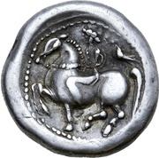 Tetradrachm Zangenlorbeer Type, Central and Eastern Europe (ancient), 300 BC - 201 BC reverse image