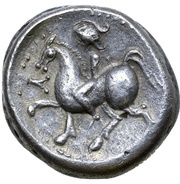 Tetradrachm Dachreiter Type, Central and Eastern Europe (ancient), 300 BC - 201 BC reverse image