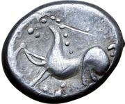 Tetradrachm Kugelwange Type, Central and Eastern Europe (ancient), 300 BC - 201 BC reverse image