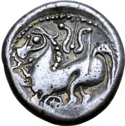 Tetradrachm Leierblume Type, Central and Eastern Europe (ancient), 300 BC - 201 BC reverse image