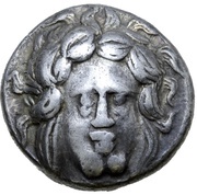 Tetradrachm Apollokopf-Dickschrötling Type obverse image