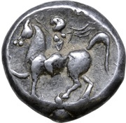 Tetradrachm Apollokopf-Dickschrötling Type, Central and Eastern Europe (ancient), 300 BC - 201 BC reverse image