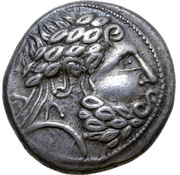 Tetradrachm Audoleon/Vogelreiter Type obverse image