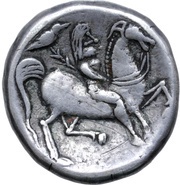 Tetradrachm Verkehrter Lorbeerkranz Type, Central and Eastern Europe (ancient), 300 BC - 201 BC reverse image