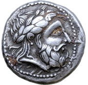 Tetradrachm Trident and Triskeles Type obverse image