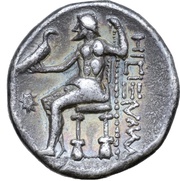 Tetradrachm Alexander III Type, Central and Eastern Europe (ancient), 300 BC - 201 BC reverse image