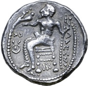 Tetradrachm Alexander III Type, Central and Eastern Europe (ancient), 300 BC - 201 BC reverse image