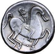 Tetradrachm Kinnloser Type, Central and Eastern Europe (ancient), 200 BC - 1 BC reverse image