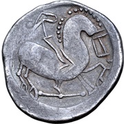 Tetradrachm Herakleskopf Type, Central and Eastern Europe (ancient), 200 BC - 1 BC reverse image