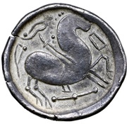 Tetradrachm Herakleskopf Type, Central and Eastern Europe (ancient), 200 BC - 1 BC reverse image