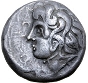Tetradrachm Lysimachoskopf Type obverse image