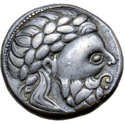 Tetradrachm Zigzackgruppe Type obverse image
