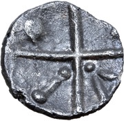 Quinarius Kreuzquinare Schönaich I Type reverse image