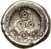 Stater Regenbogenschüsselchen IX B Type, North Group reverse image