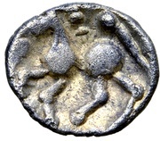 Obol Kleinsilber Type, Central and Eastern Europe (ancient), 100 BC - 1 BC reverse image
