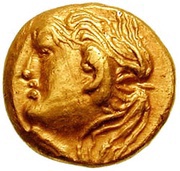 ¼ Stater obverse image