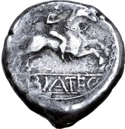 Hexadrachm Biatec Type, Central and Eastern Europe (ancient), 75 BC - 1 BC reverse image