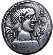 Hexadrachm Evorix Type obverse image