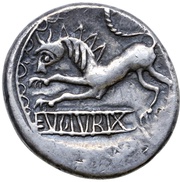 Hexadrachm Evorix Type, Central and Eastern Europe (ancient), 75 BC - 1 BC reverse image