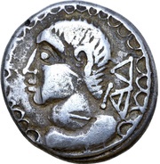 Hexadrachm Evorix Type obverse image
