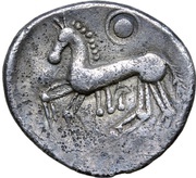 Drachm Tótfalu Type, Central and Eastern Europe (ancient), 100 BC - 1 BC reverse image