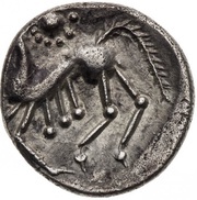 Drachm Tótfalu Type, Central and Eastern Europe (ancient), 100 BC - 1 BC reverse image