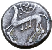 Drachm Simmering and Réte Type, Central and Eastern Europe (ancient), 100 BC - 1 BC reverse image