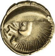 Stater Muscheln type, Central and Eastern Europe (ancient), 100 BC - 1 BC reverse image