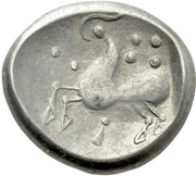 Tetradrachm Buckelavers type, Central and Eastern Europe (ancient), 200 BC - 1 BC reverse image