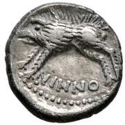 Quinarius, Central and Eastern Europe (ancient), 60 BC - 50 BC reverse image