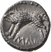Quinarius, Central and Eastern Europe (ancient), 50 BC - 30 BC reverse image