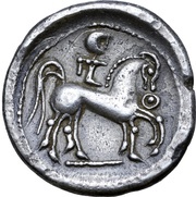 Tetradrachm Y auf Postament Type, Central and Eastern Europe (ancient), 300 BC - 101 BC reverse image