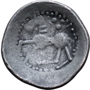 Didrachm Sattelkopfpferd Type of Inotesti-Racoasa, Central and Eastern Europe (ancient), 300 BC - 101 BC reverse image