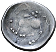 Didrachm Sattelkopfpferd Type of Virteju-Bucuresti, Central and Eastern Europe (ancient), 300 BC - 101 BC reverse image