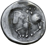Tetradrachm Sattelkopfpferd Type, Central and Eastern Europe (ancient), 300 BC - 100 BC reverse image