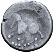 Tetradrachm Sattelkopfpferd Type, Central and Eastern Europe (ancient), 300 BC - 101 BC reverse image
