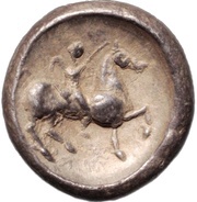 Tetradrachm Imitation of Tetradrachm of Larissa, Central and Eastern Europe (ancient), 200 BC - 1 BC reverse image