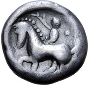 Tetradrachm Wulstlorbeer Type, Central and Eastern Europe (ancient), 300 BC - 201 BC reverse image