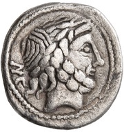 Denarius Imitation of Denarius of Roman Republic, Central and Eastern Europe (ancient), 83 BC obverse image