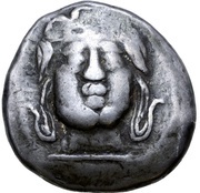Tetradrachm Apollokopf-Petasosreiter Type obverse image