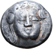 Tetradrachm Apollokopf-Dickschrötling Type obverse image