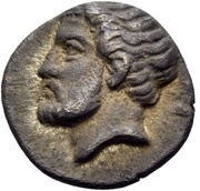 Obol - Kotys I Type II; KO❦ obverse image