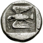 Diobol - Sparadokos, Central and Eastern Europe (ancient), 450 BC - 425 BC reverse image